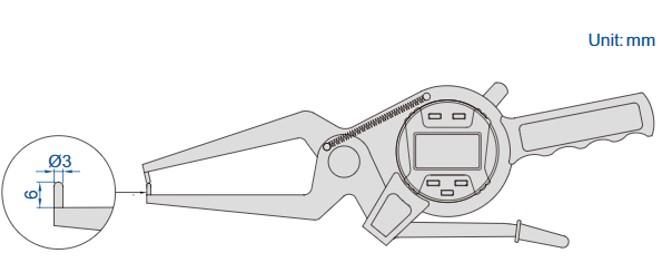 INSIZE 2132-20 Electronic External Caliper Gage